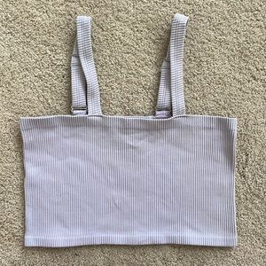 Pale Purple Crop-Top